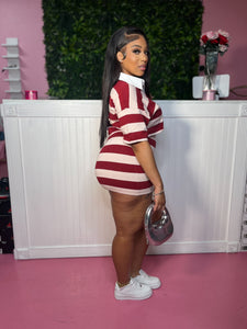 Not letting up Skirt Set