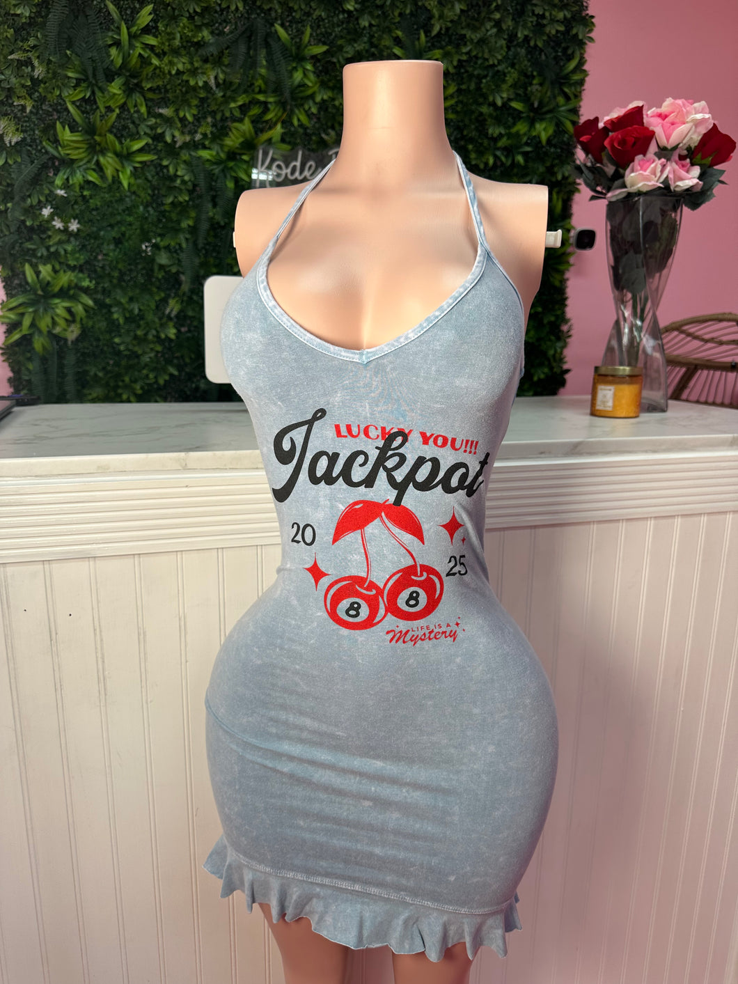 Jackpot Dress with Headband