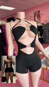 Sexy black jumpsuit