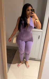 Acid wash jumpsuit