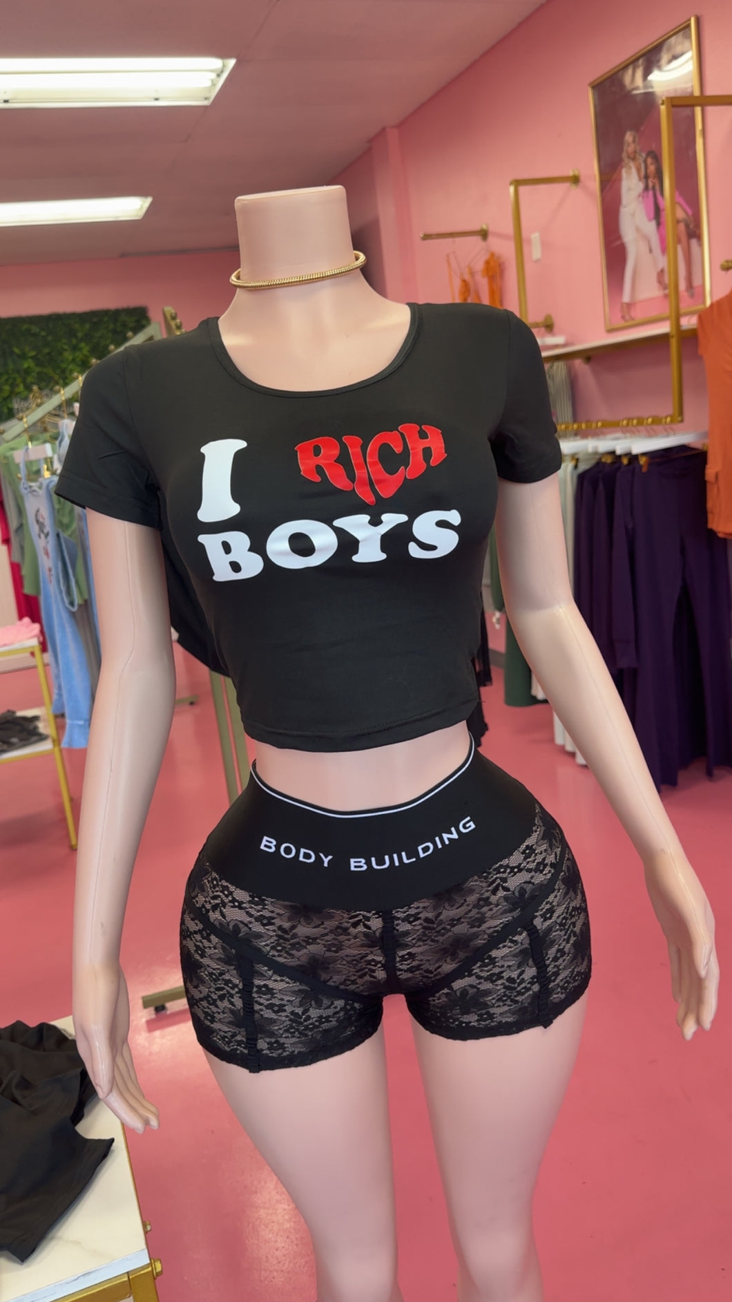 I Love Rich Boys Graphic Tee
