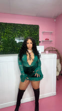 Load image into Gallery viewer, Long-Sleeve Lace Ruched Bodycon Dress
