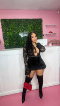 Load image into Gallery viewer, Long-Sleeve Lace Ruched Bodycon Dress