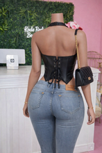 Load image into Gallery viewer, Black Corset top